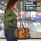 Personalized Giants Polynesian Travel Bag Tribal Chest and Sleeve Tattoo Heritage Warrior