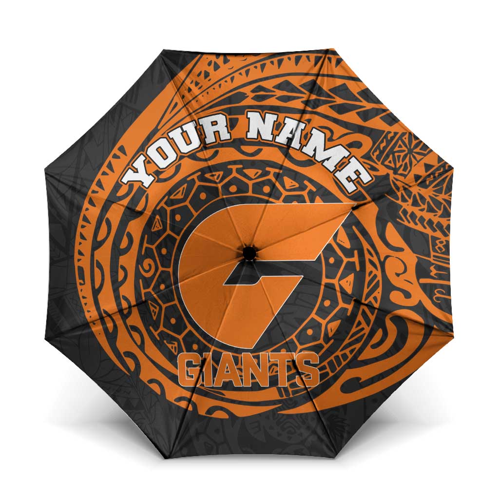 Personalized Giants Polynesian Umbrella Tribal Chest and Sleeve Tattoo Heritage Warrior