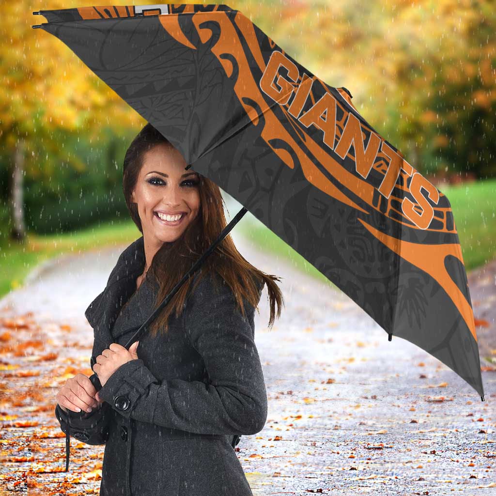 Personalized Giants Polynesian Umbrella Tribal Chest and Sleeve Tattoo Heritage Warrior