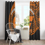 Personalized Giants Polynesian Window Curtain Tribal Chest and Sleeve Tattoo Heritage Warrior