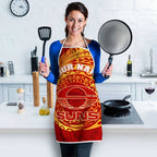 Personalized Gold Coast Suns Polynesian Apron Tribal Chest and Sleeve Tattoo Heritage Warrior