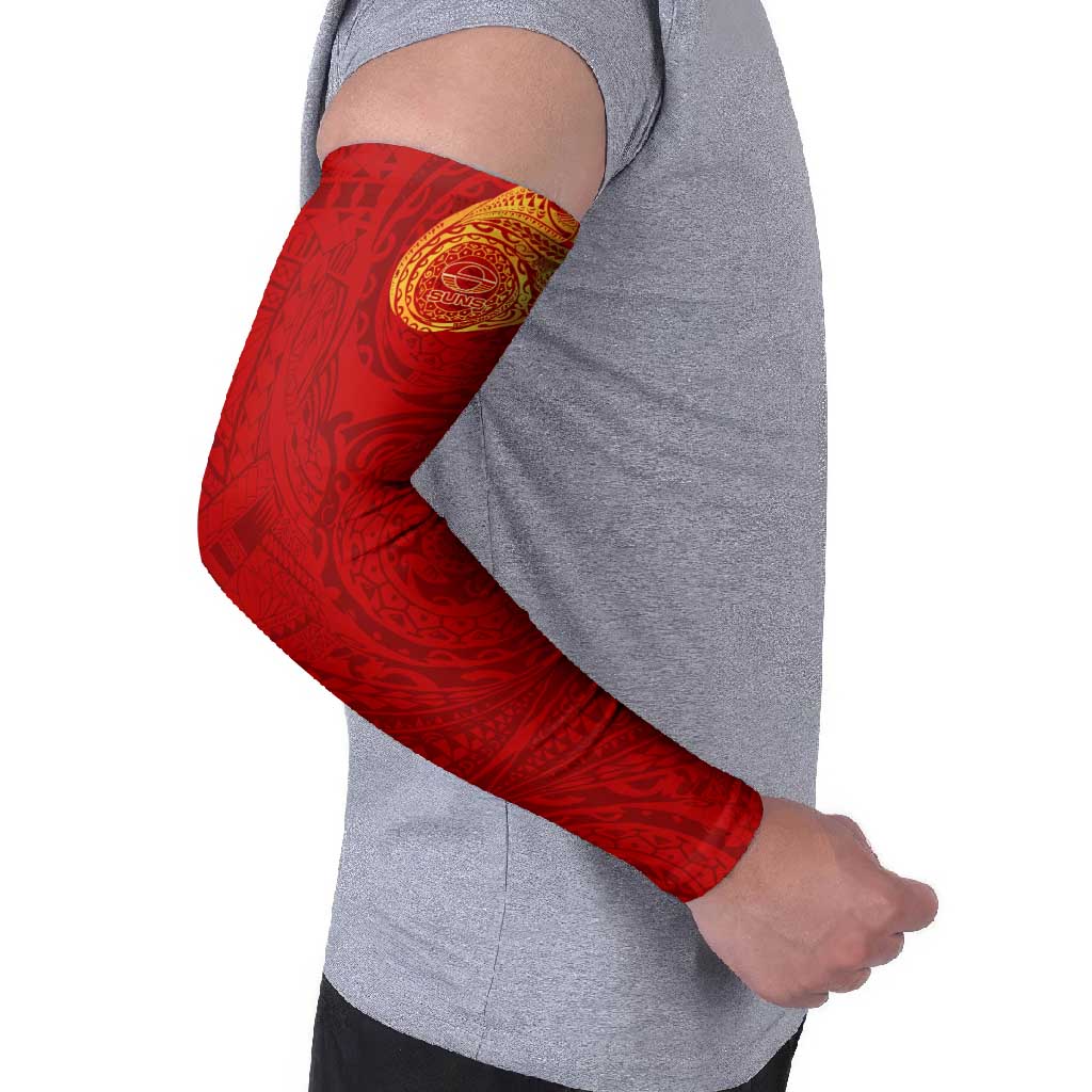 Personalized Gold Coast Suns Polynesian Arm Sleeves Tribal Chest and Sleeve Tattoo Heritage Warrior