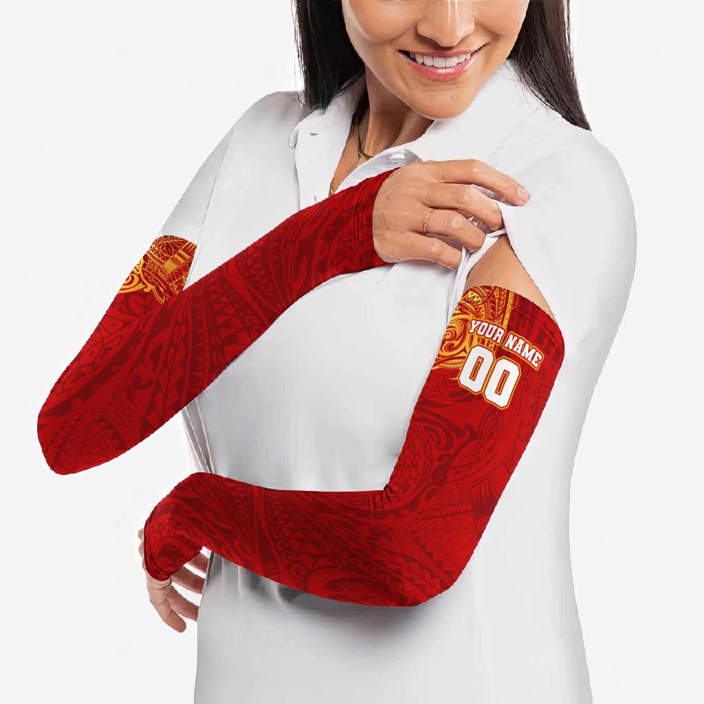 Personalized Gold Coast Suns Polynesian Arm Sleeves Tribal Chest and Sleeve Tattoo Heritage Warrior