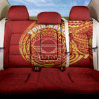 Personalized Gold Coast Suns Polynesian Back Car Seat Cover Tribal Chest and Sleeve Tattoo Heritage Warrior
