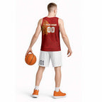 Personalized Gold Coast Suns Polynesian Basketball Jersey Tribal Chest and Sleeve Tattoo Heritage Warrior