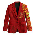 Personalized Gold Coast Suns Polynesian Blazer Tribal Chest and Sleeve Tattoo Heritage Warrior