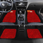 Personalized Gold Coast Suns Polynesian Car Mats Tribal Chest and Sleeve Tattoo Heritage Warrior