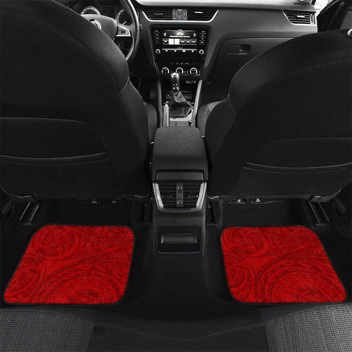 Personalized Gold Coast Suns Polynesian Car Mats Tribal Chest and Sleeve Tattoo Heritage Warrior