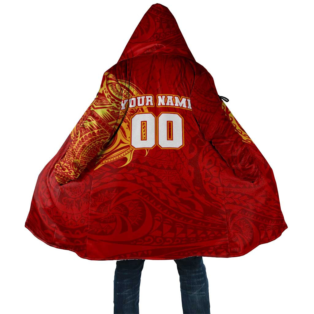 Personalized Gold Coast Suns Polynesian Cloak Tribal Chest and Sleeve Tattoo Heritage Warrior