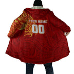 Personalized Gold Coast Suns Polynesian Cloak Tribal Chest and Sleeve Tattoo Heritage Warrior