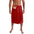 Personalized Gold Coast Suns Polynesian Lavalava Tribal Chest and Sleeve Tattoo Heritage Warrior