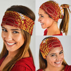 Personalized Gold Coast Suns Polynesian Neck Gaiter Tribal Chest and Sleeve Tattoo Heritage Warrior