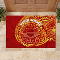 Personalized Gold Coast Suns Polynesian Rubber Doormat Tribal Chest and Sleeve Tattoo Heritage Warrior