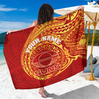 Personalized Gold Coast Suns Polynesian Sarong Tribal Chest and Sleeve Tattoo Heritage Warrior