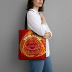 Personalized Gold Coast Suns Polynesian Tote Bag Tribal Chest and Sleeve Tattoo Heritage Warrior
