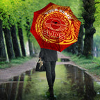 Personalized Gold Coast Suns Polynesian Umbrella Tribal Chest and Sleeve Tattoo Heritage Warrior