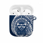 Personalized Geelong Cats Polynesian AirPods Case Tribal Chest and Sleeve Tattoo Heritage Warrior