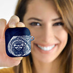 Personalized Geelong Cats Polynesian AirPods Case Tribal Chest and Sleeve Tattoo Heritage Warrior
