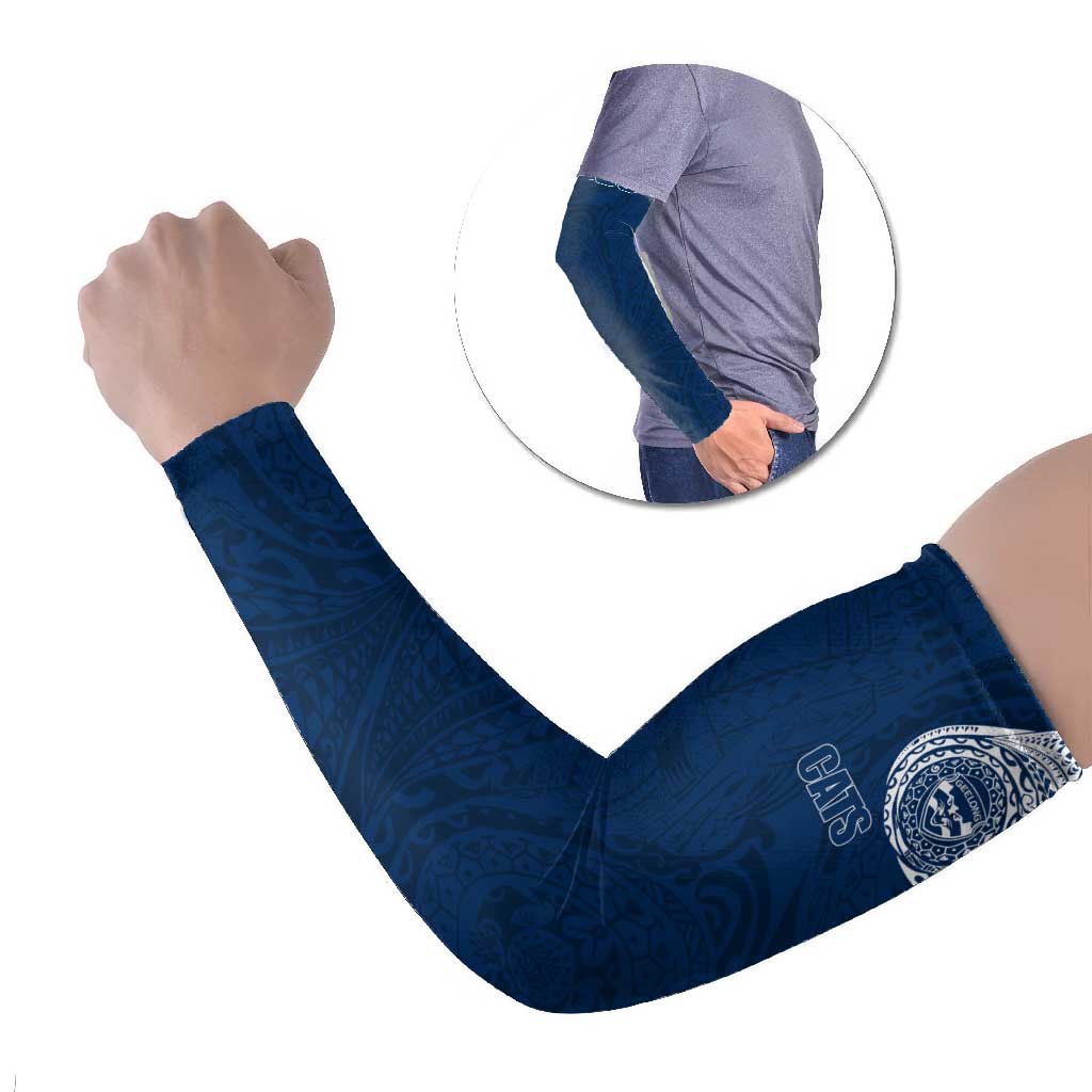 Personalized Geelong Cats Polynesian Arm Sleeves Tribal Chest and Sleeve Tattoo Heritage Warrior
