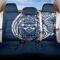 Personalized Geelong Cats Polynesian Back Car Seat Cover Tribal Chest and Sleeve Tattoo Heritage Warrior