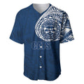 Personalized Geelong Cats Polynesian Baseball Jersey Tribal Chest and Sleeve Tattoo Heritage Warrior