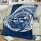 Personalized Geelong Cats Polynesian Blanket Tribal Chest and Sleeve Tattoo Heritage Warrior