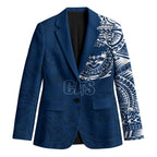 Personalized Geelong Cats Polynesian Blazer Tribal Chest and Sleeve Tattoo Heritage Warrior