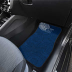 Personalized Geelong Cats Polynesian Car Mats Tribal Chest and Sleeve Tattoo Heritage Warrior