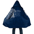 Personalized Geelong Cats Polynesian Cloak Tribal Chest and Sleeve Tattoo Heritage Warrior