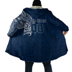 Personalized Geelong Cats Polynesian Cloak Tribal Chest and Sleeve Tattoo Heritage Warrior