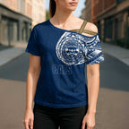 Personalized Geelong Cats Polynesian Cross Shoulder Shirt Tribal Chest and Sleeve Tattoo Heritage Warrior
