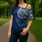 Personalized Geelong Cats Polynesian Cross Shoulder Shirt Tribal Chest and Sleeve Tattoo Heritage Warrior