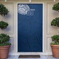 Personalized Geelong Cats Polynesian Door Cover Tribal Chest and Sleeve Tattoo Heritage Warrior