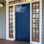 Personalized Geelong Cats Polynesian Door Cover Tribal Chest and Sleeve Tattoo Heritage Warrior
