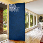 Personalized Geelong Cats Polynesian Door Cover Tribal Chest and Sleeve Tattoo Heritage Warrior