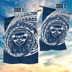 Personalized Geelong Cats Polynesian Garden Flag Tribal Chest and Sleeve Tattoo Heritage Warrior