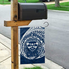 Personalized Geelong Cats Polynesian Garden Flag Tribal Chest and Sleeve Tattoo Heritage Warrior