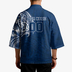 Personalized Geelong Cats Polynesian Kimono Tribal Chest and Sleeve Tattoo Heritage Warrior