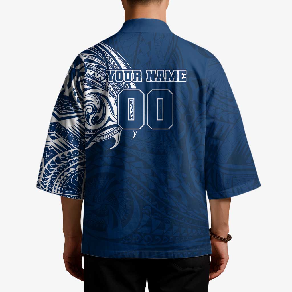 Personalized Geelong Cats Polynesian Kimono Tribal Chest and Sleeve Tattoo Heritage Warrior