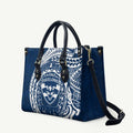Personalized Geelong Cats Polynesian Leather Bag Tribal Chest and Sleeve Tattoo Heritage Warrior