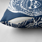 Personalized Geelong Cats Polynesian Pillow Cover Tribal Chest and Sleeve Tattoo Heritage Warrior