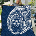 Personalized Geelong Cats Polynesian Quilt Tribal Chest and Sleeve Tattoo Heritage Warrior