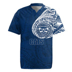 Personalized Geelong Cats Polynesian Rugby Jersey Tribal Chest and Sleeve Tattoo Heritage Warrior