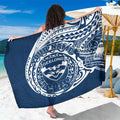 Personalized Geelong Cats Polynesian Sarong Tribal Chest and Sleeve Tattoo Heritage Warrior