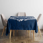 Personalized Geelong Cats Polynesian Tablecloth Tribal Chest and Sleeve Tattoo Heritage Warrior