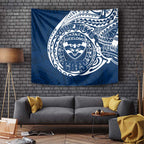 Personalized Geelong Cats Polynesian Tapestry Tribal Chest and Sleeve Tattoo Heritage Warrior