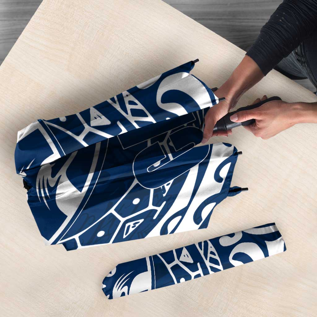 Personalized Geelong Cats Polynesian Umbrella Tribal Chest and Sleeve Tattoo Heritage Warrior