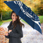 Personalized Geelong Cats Polynesian Umbrella Tribal Chest and Sleeve Tattoo Heritage Warrior