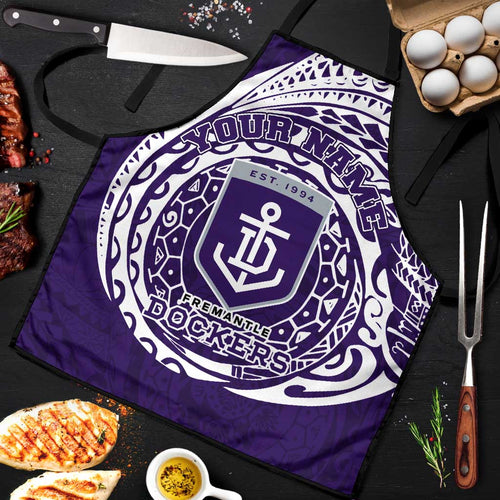 Personalized Fremantle Dockers Polynesian Apron Tribal Chest and Sleeve Tattoo Heritage Warrior