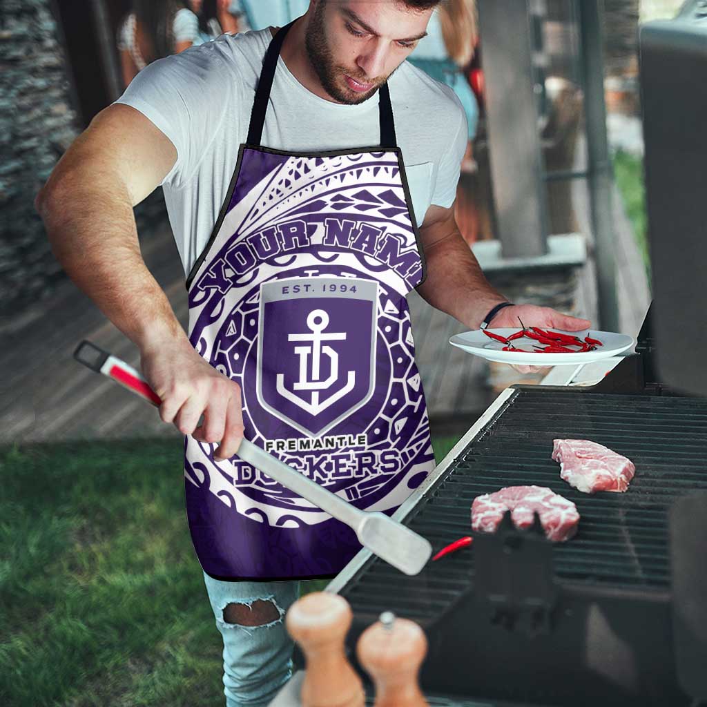 Personalized Fremantle Dockers Polynesian Apron Tribal Chest and Sleeve Tattoo Heritage Warrior